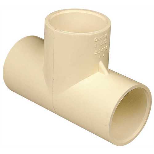 Genova Products 51410 1 in. CPVC Tee Cream