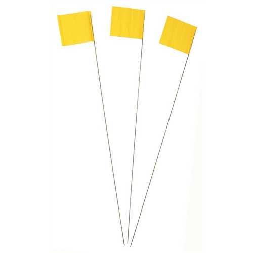 MARKER FLAG YELLOW - pack of 100