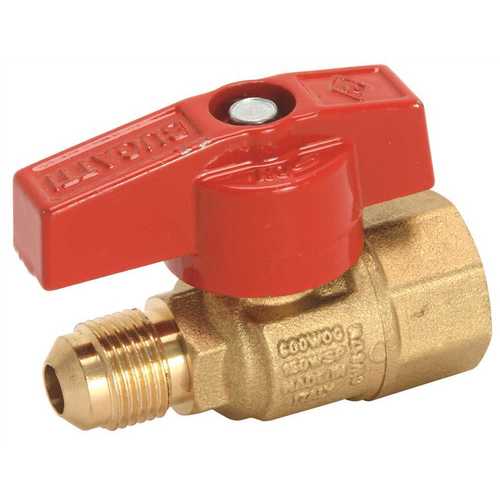 1/2 in. x 1/2 in. FIP x Flare Gas Ball Valve