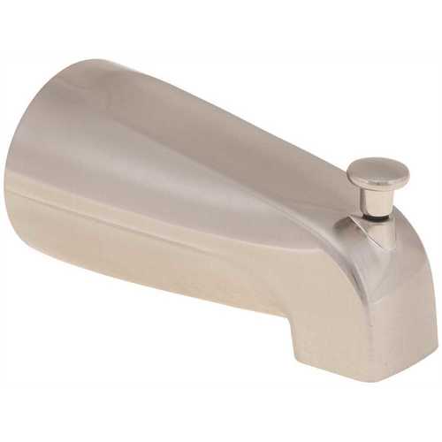 Proplus 102022 Bathtub Spout with Top Diverter and Adjustable Slide