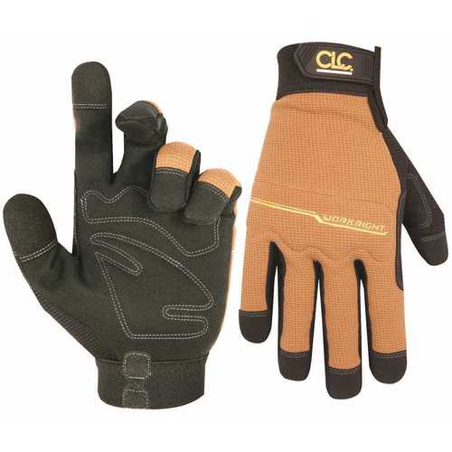 Custom LeatherCraft 124L Workright Large High Dexterity Work Gloves Pair