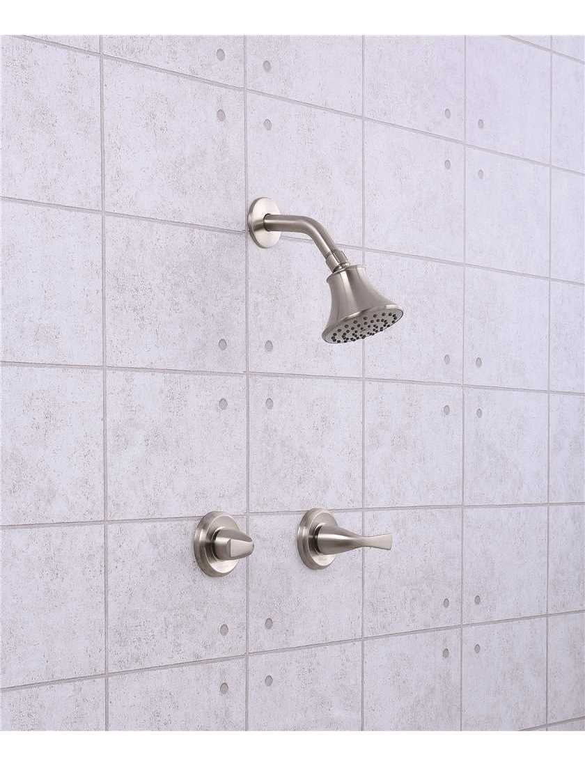 Premier Sanibel 2 Handle Shower Faucet Brushed Nickel 833cx 3104