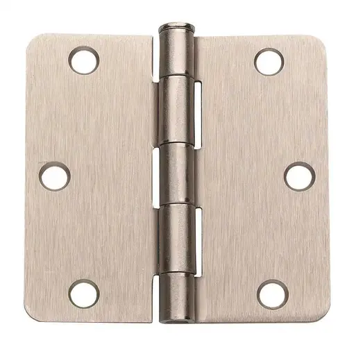 Global Door Controls CP3535R1-4US15M DOOR HINGE, SATIN NICKEL, 3-1/2 IN - Pair