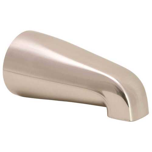 1/2 in. FIP Bathtub Spout without Diverter, Brushed Nickel