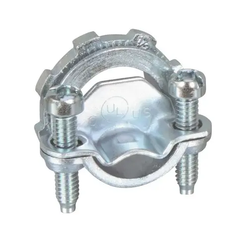 Topaz Electric 956 ROMEX CLAMP CONNECTOR 2 IN Zinc Plated