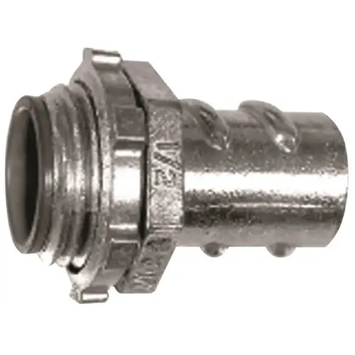 Topaz Electric 450 CONNECTER FLEX SCREW IN 3/8 IN Zinc