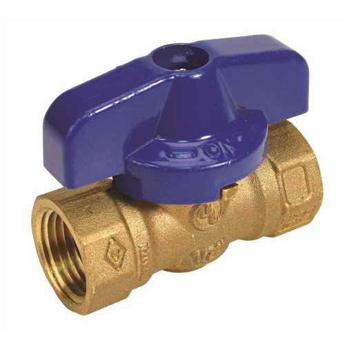 Premier 96970005 3/4 in. FIP Safety Push Gas Ball Valve