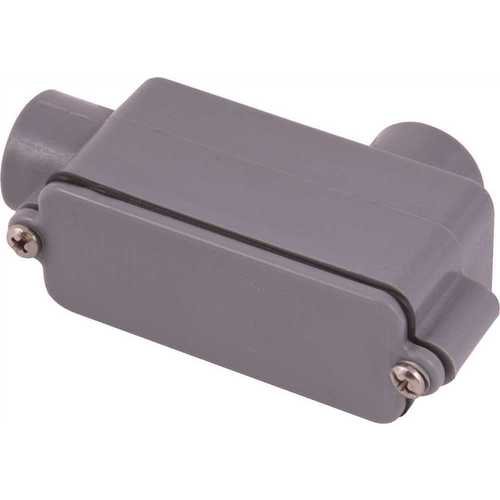 Carlon E986KCAR 21/2 in. Schedule 40 and 80 PVC TypeLB Conduit Body