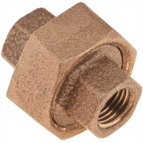 BRASS UNION, 1/4 IN., LEAD FREE