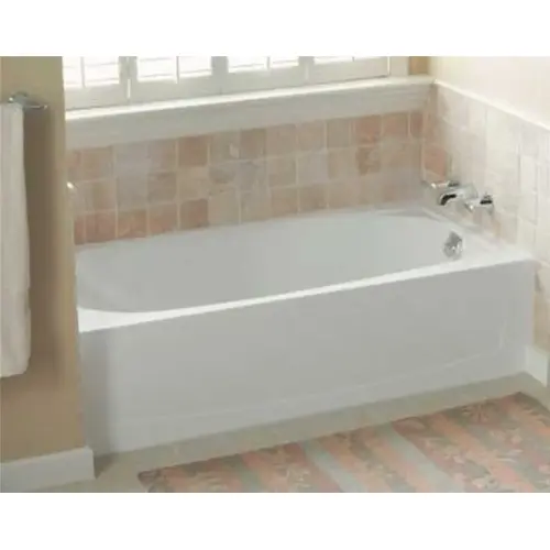 Performa 5 ft. Right Drain Rectangular Alcove Bathtub in White