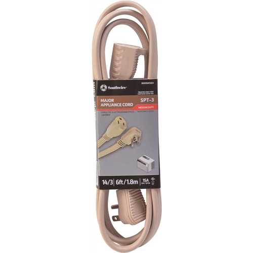 Coleman Cable 03532-33-23 6 ft. 14/3 Air Conditioner Extension Cord