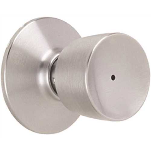 BELL PRIVACY KNOB, SATIN CHROME