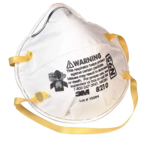 3M 8210 Particulate Respirator Mask Pack of 20 White