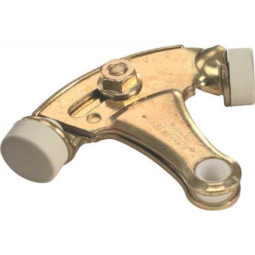 IVES 69F3 69 Hinge Pin Door Stop, Clear Coated Bright Brass