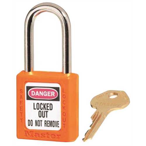 Orange Safety Lockout Padlock  - pack of 6