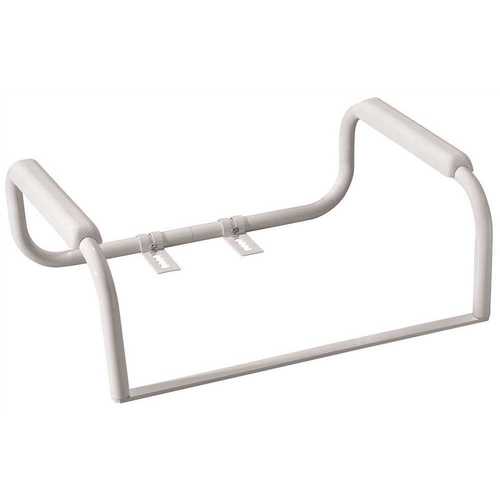 Moen DN7015 Home Care 23.25 in. Toilet Safety Bar in Glacier White