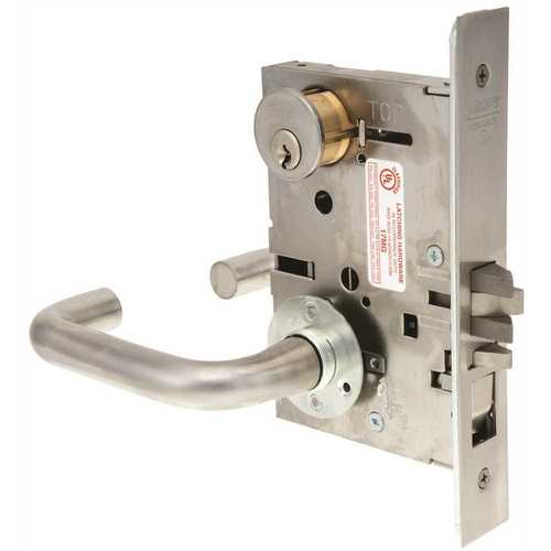 ML2051 Mortise Office Lever Lockset, Satin Chrome