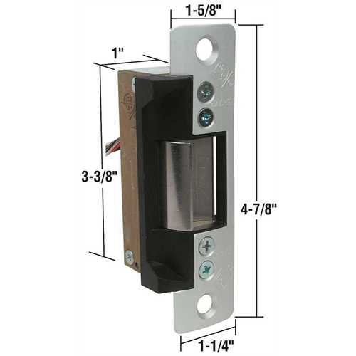 7101 Electric Strike For Radius Aluminum Stiles