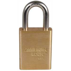 Master Lock Company A3600WO Model No. A3600WO Padlock, Brass, Silver