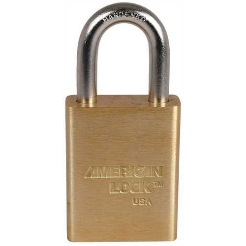 Master Lock Company A3600WO Model No.  Padlock, Brass, Silver