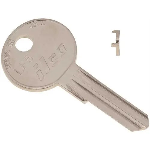 Lowe and Fletcher LF4 Blank Utility Key Silver - pack of 5