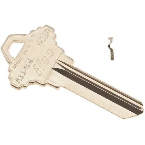 Schlage 35-101L Blank Key Silver