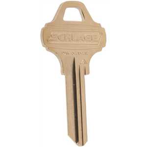 Schlage Commercial 35-009C123 Full Size Everest Standard Key Blank C123 Keyway, Brass