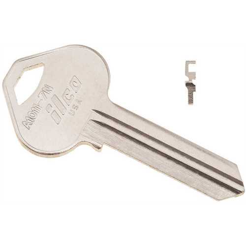 Russwin Blank Key Silver