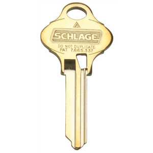 Schlage Commercial 35-270S123 Everest 29 Standard Key Blank S123 Keyway, Gold