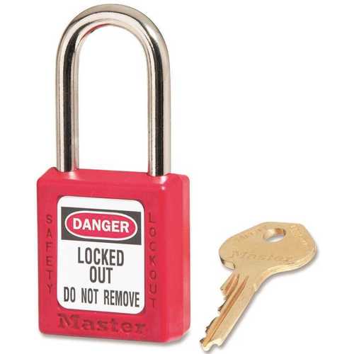 Safety Keyed Padlock Red