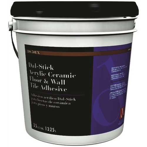 Daltile 555531/2DSEX50 DAL-STICK ACRYLIC CERAMIC FLOOR & WALL TILE ADHESIVE, 3.5 GALLONS