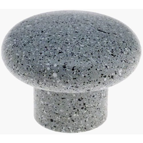 1-1/4 Inches Diameter Allison Value Hardware Speckled Mushroom Cabinet Knob Grey Granite