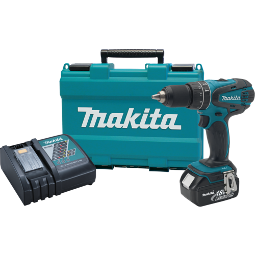 8-1/8 Inches Length 18V LXT LithiumIon Cordless 1/2" Hammer DriverDrill Kit with 3Ah Battery Teal - Factory Reconditioned