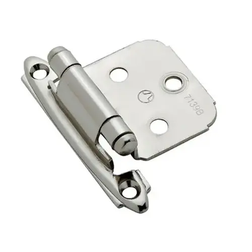 Face Mount Variable Hinge (Pair)-Polished Chrome