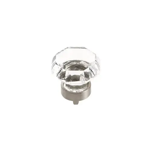 Round Knob Amerock, Clear Diamond Top Only, Base Is Not Included - pack of 100