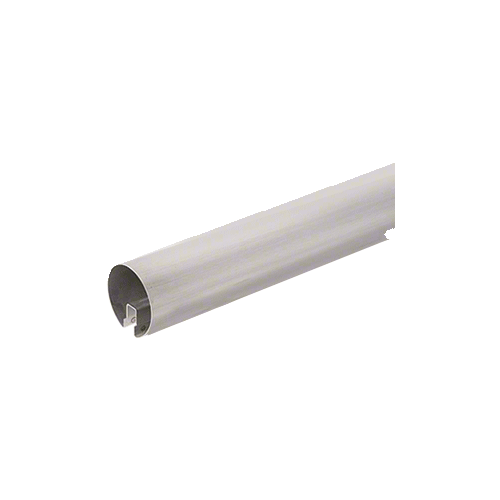 Brushed Stainless 4" Premium Cap Rail for 1/2" or 5/8" Glass - 168"