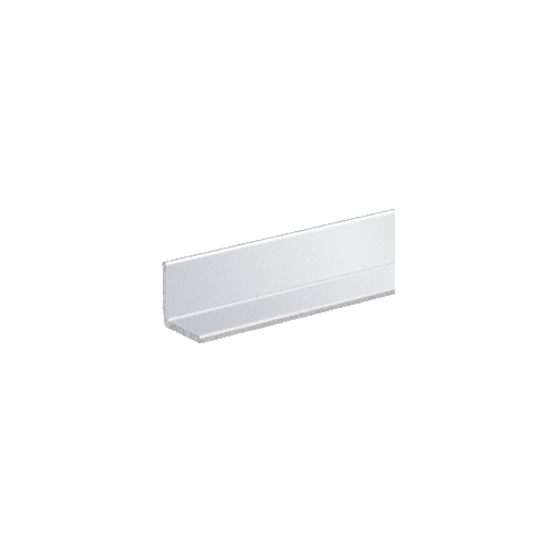 Brite Anodized 3/4" Aluminum Angle Extrusion 144" Stock Length
