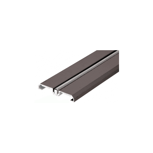 CRL SD1BTDU Black Bronze Anodized Sliding Door Bottom Rolling Track