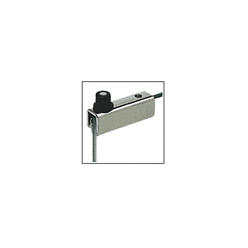 Chrome Standard Mount Glass Door Hinge