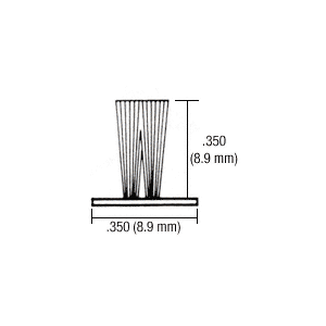 Crl A11535c Storefront Door Pile Weatherstrip 100 Roll 350