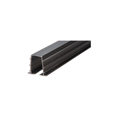 CRL 38TV Black Top Rail Glazing Vinyl for 3/8" Monolithic and 7/16" Thick Laminated Glass - 144" Stock Length