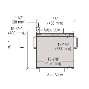 Crl Ppr1 Primed Package Receiver With Prime Painted Steel Door