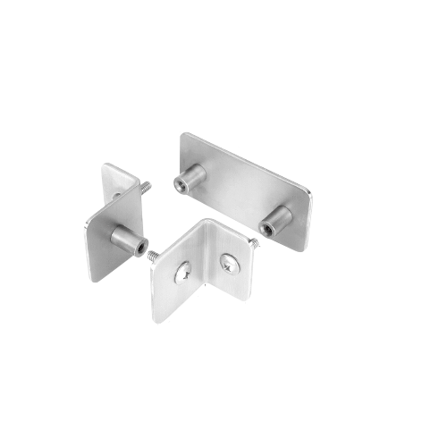 CRL PB008BS Brushed Stainless Bullet Resistant Protective Barrier System Top or Mid-Mount T-Clamp