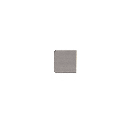 CRL Z130BN Brushed Nickel Z-Series Zinc Small Square Glass Clamp for 1/4" and 5/16" Glass