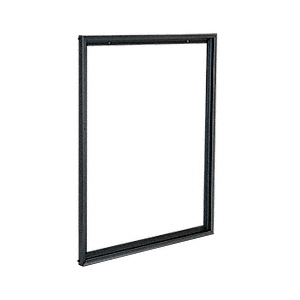 Custom Size Aluminum Mirror Frame With Flat Black Finish