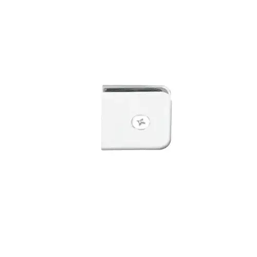 White Oversized Fixed Panel U-Clamp