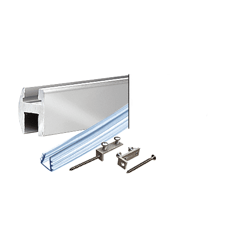 CRL SDH660BA Brite Anodized 66" Deluxe Shower Door Header Kit