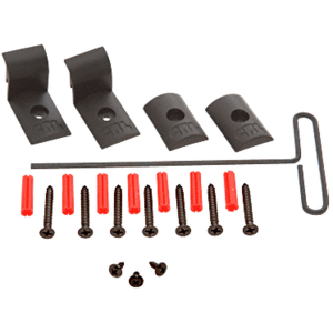 CRL EK68BL Oil Rubbed Bronze Suite Series Hardware Pack for Brite Anodized and Brushed Nickel Kits