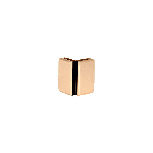 Gold Plated Trianon Series 90 Degree Glass-to-Glass Clamp