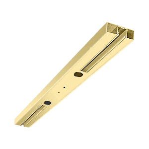 Polished Brass Custom Length 4-1/2" Two Pocket Double Sided Door Header